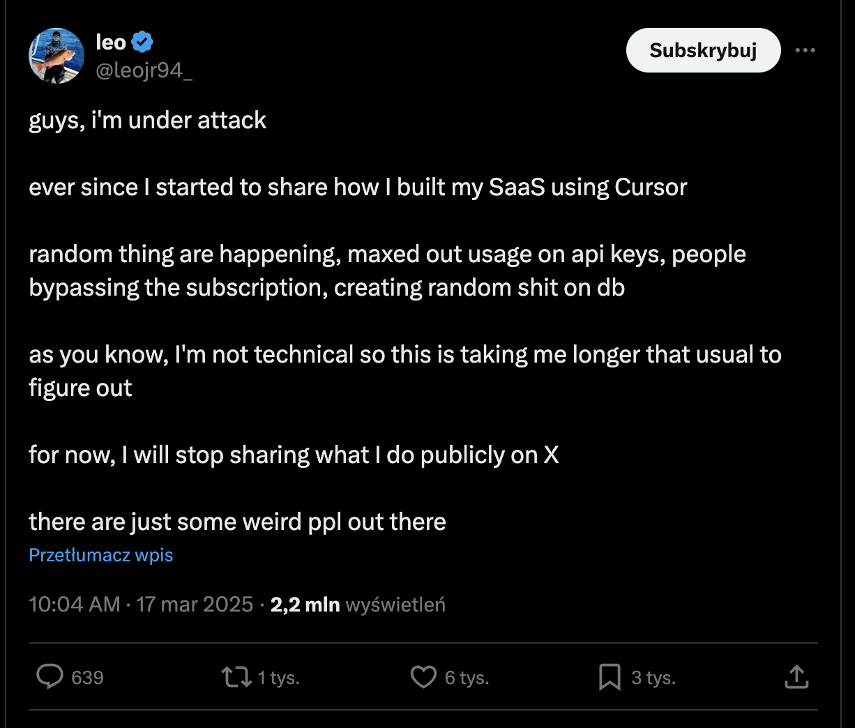 Build responsibly: secure your API keys and get technical oversight